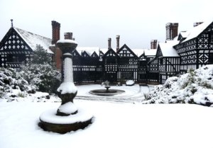 Hillbark Hotel looking magical in the snow.